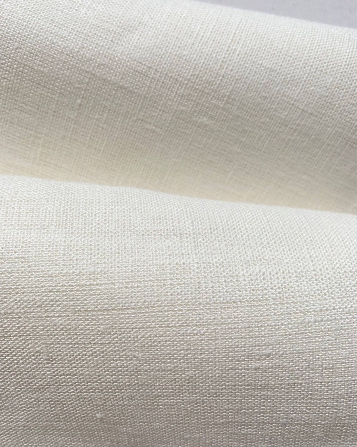dettaglio tessuto lino bianco