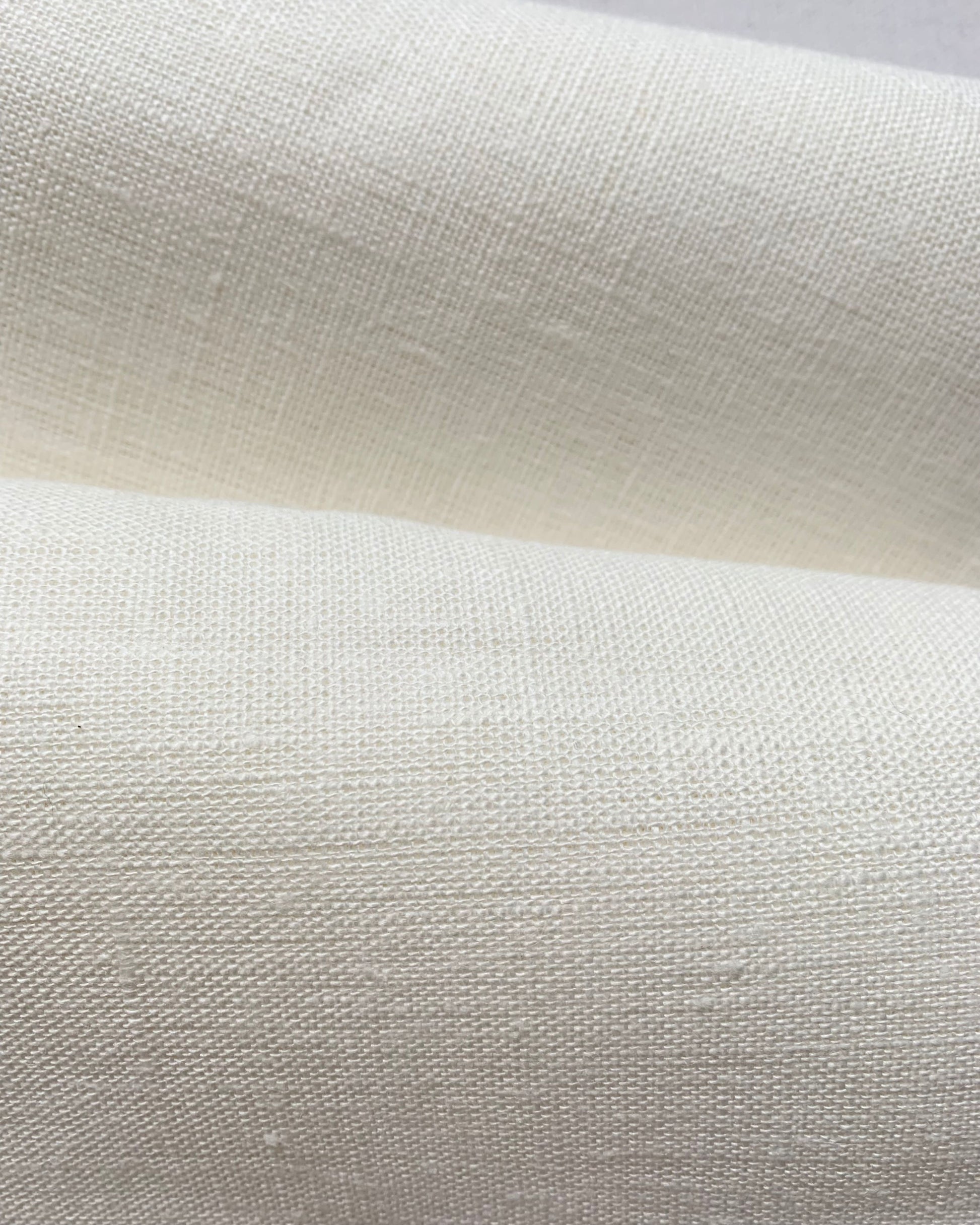 dettaglio tessuto lino bianco