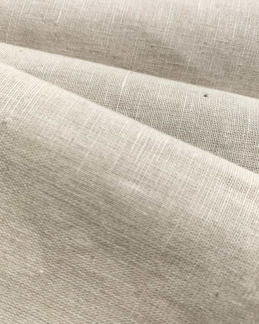 tessuto di lino color sabbia