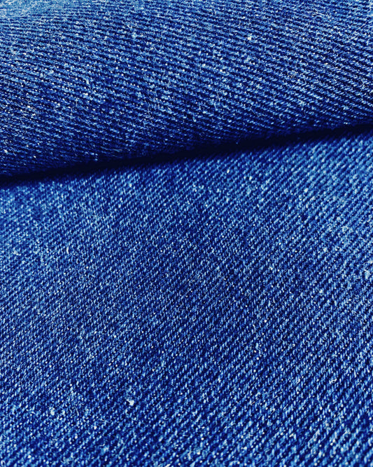 tessuto denim blu