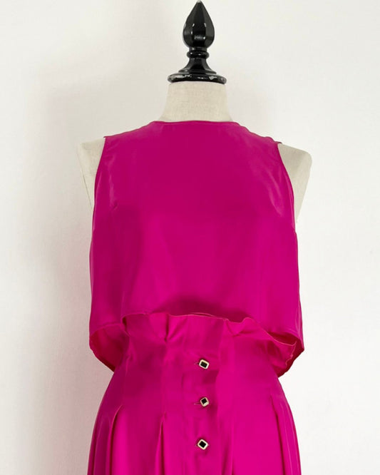 CROP TOP SETA "Jaipur"