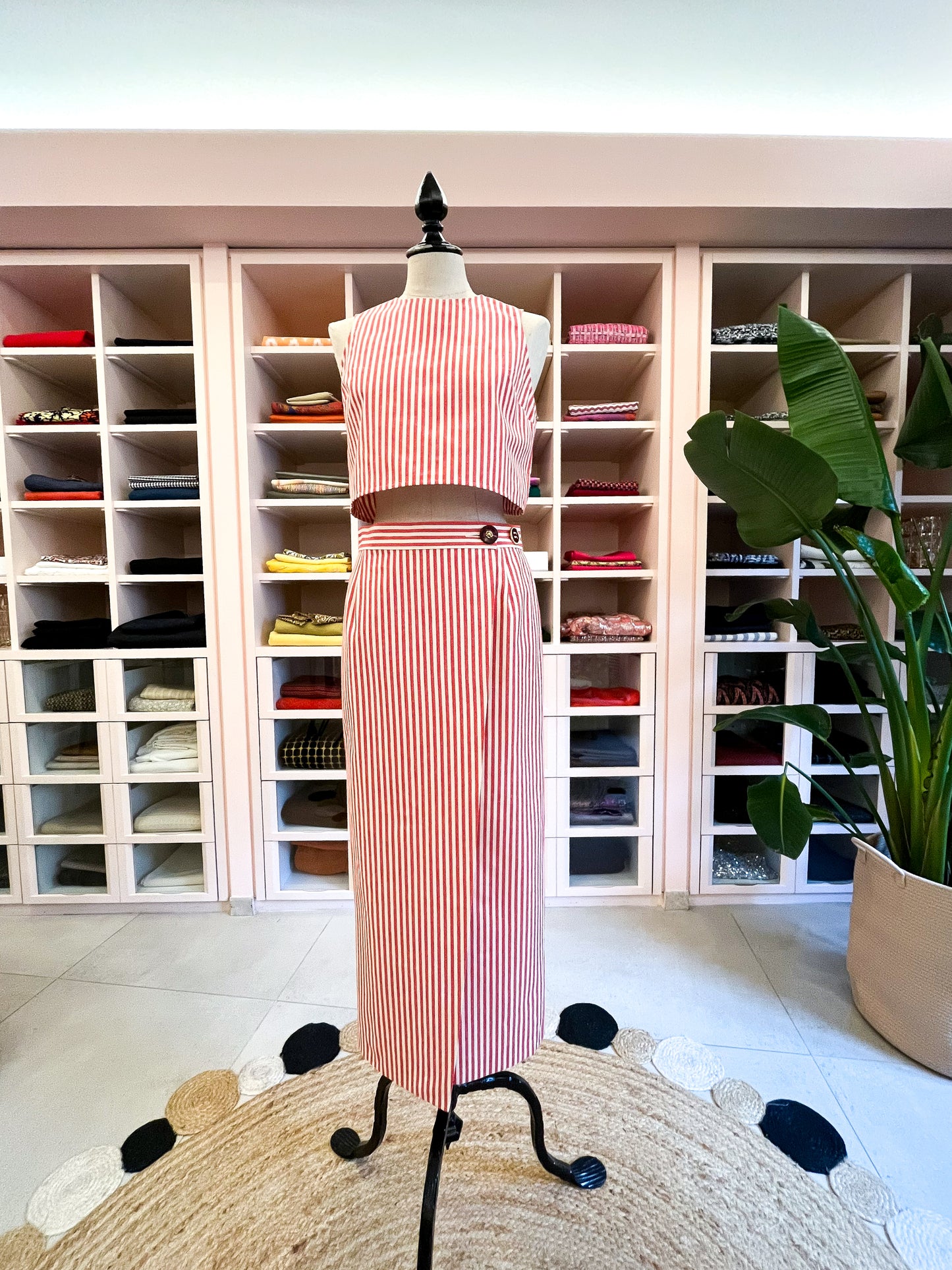 Completo PORTOFINO Wrap & Crop Top | Cotone Millerighe