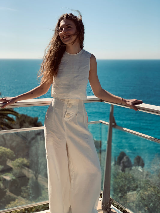 Pants CAPRI | Lino leggero