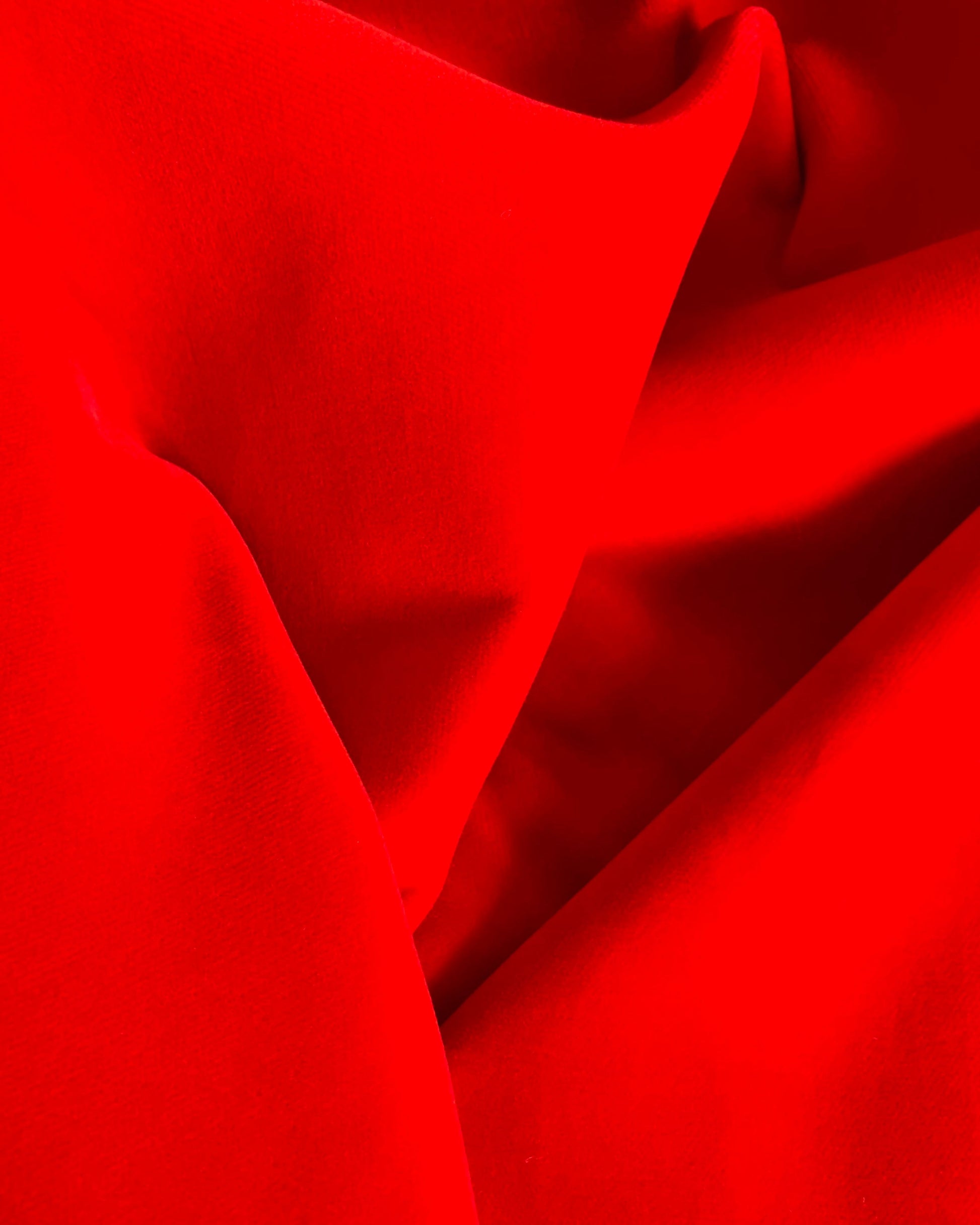dettaglio tessuto velluto rosso