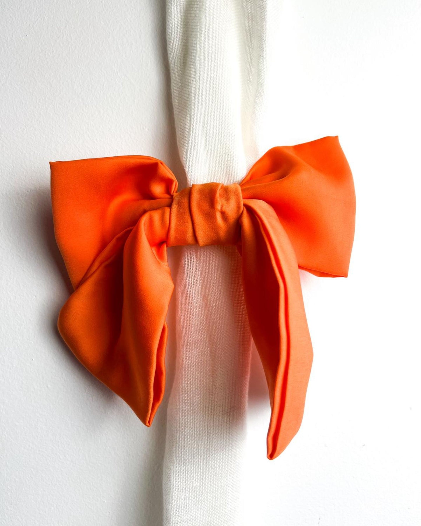 RUE CAMBON large bow - solid colour